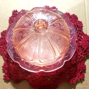 1030s Jeannette butter dish.